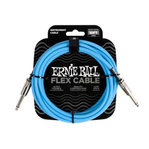 EB Flex Instr Cable Strt/Strt 10Ft - Blue